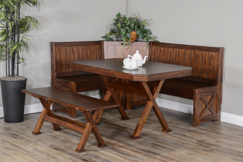 4 - Piece Solid Wood Trestle Dining Set