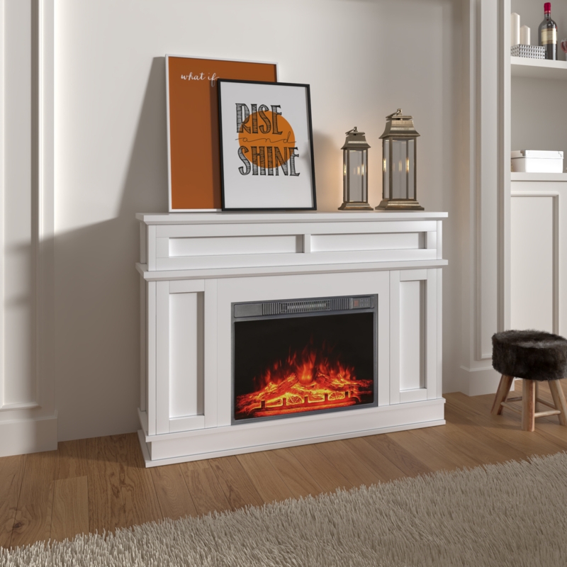 47.2'' Electric Fireplace with Cabinet