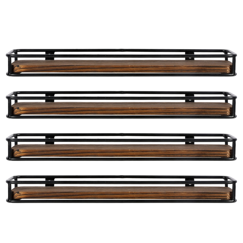 5 Jar Solid Wood Spice Rack