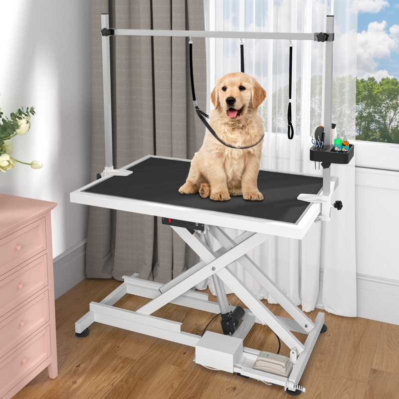 50'' W x 26'' D Dog Electric Grooming Table