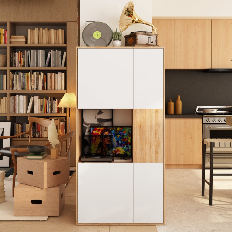 63'' H Media Cabinet