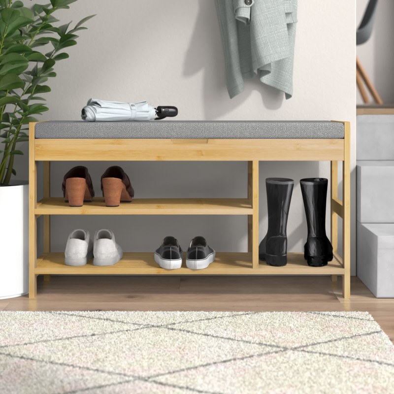 7 Pair Shoe Storage Bench