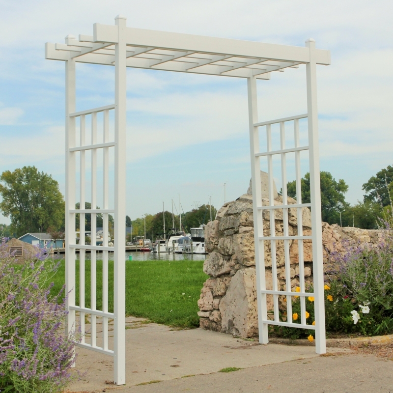 72'' W x 28'' D Vinyl Arbor