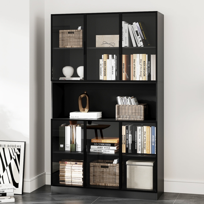 78.7 "H Storage Bookcase Cabinets