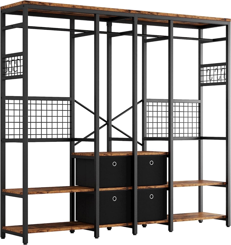 78.7'' Metal Clothing Rack