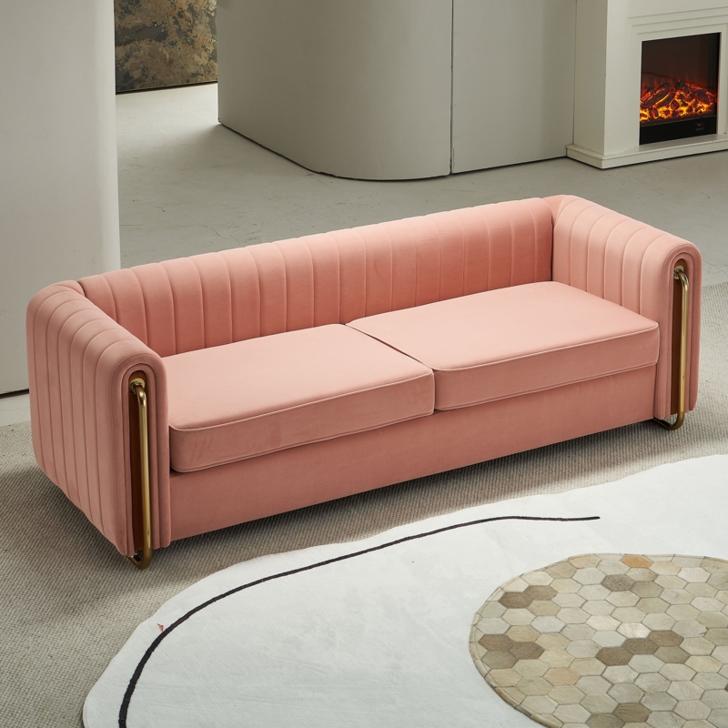 84.25'' Velvet Sofa