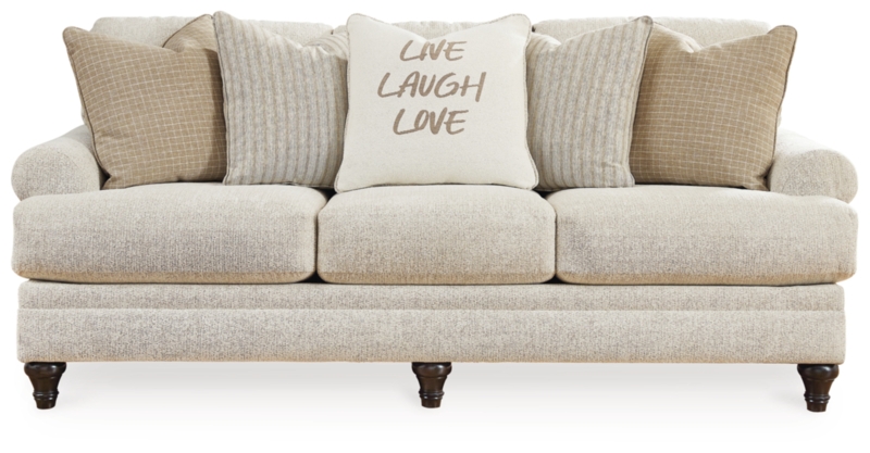 89" Recessed Arm Sofa with Reversible Cushions