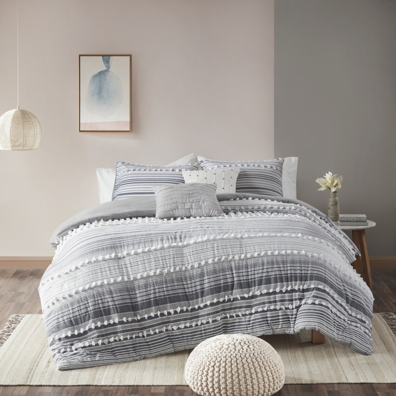 Aadhya Cotton Jacquard Duvet Cover Set