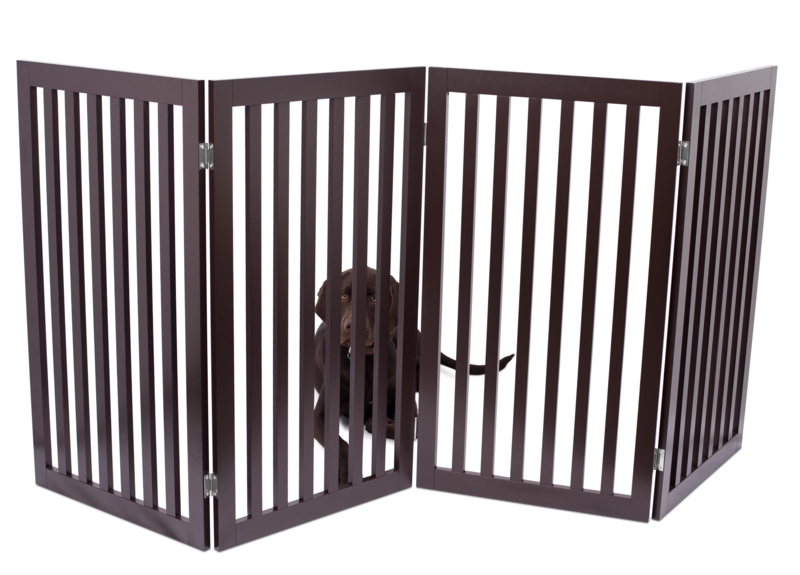 Abbott Wood Free Standing Pet Gate