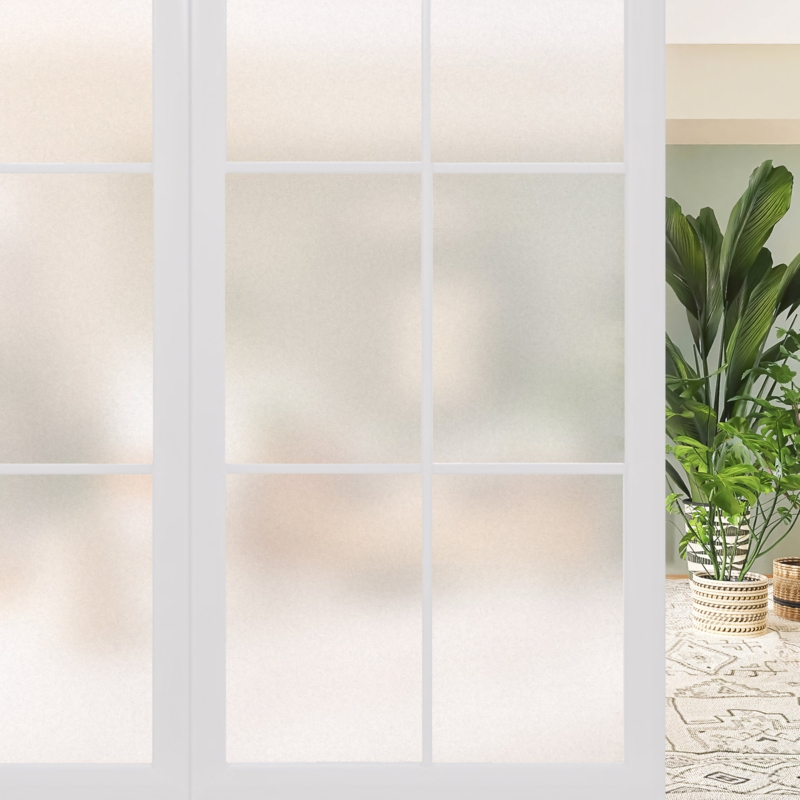 Abstract Non-Wall Damaging Window Decal