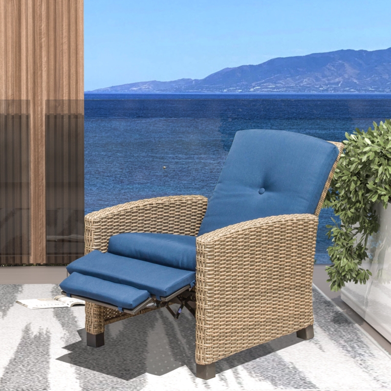 Adamsons Recliner Patio Chair with Cushions