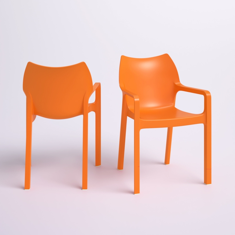 Adrian Stacking Patio Dining Armchair