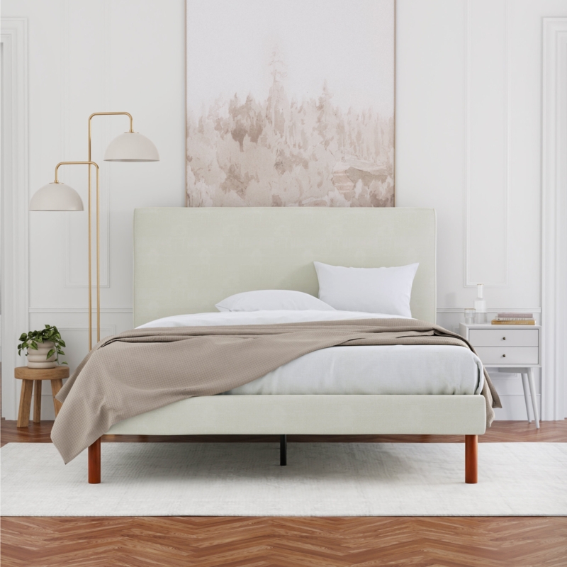 Aislyn Upholstered Platform Bed with Headboard