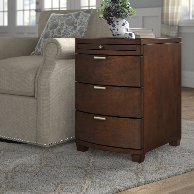 Ajai Solid Wood Top End Table