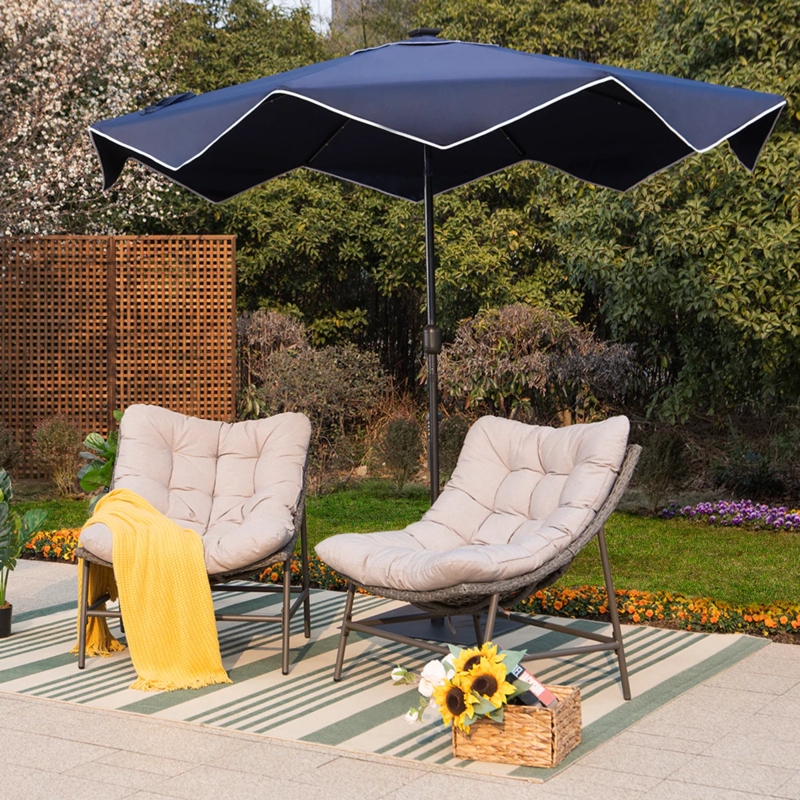 Akosha Patio Outdoor Lounge Chair with Cushions