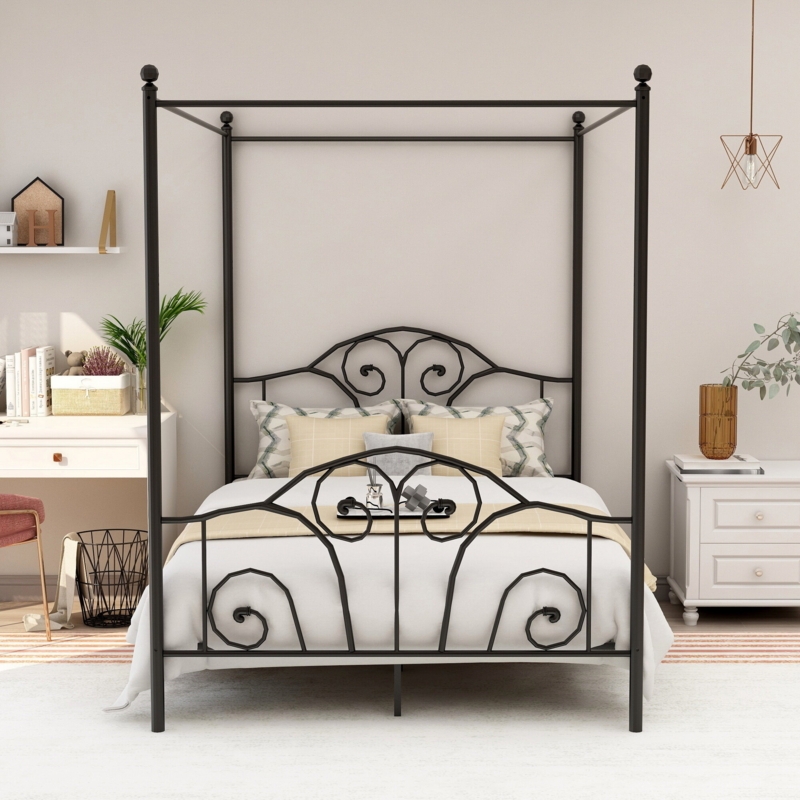 Alberts Metal Canopy Bed