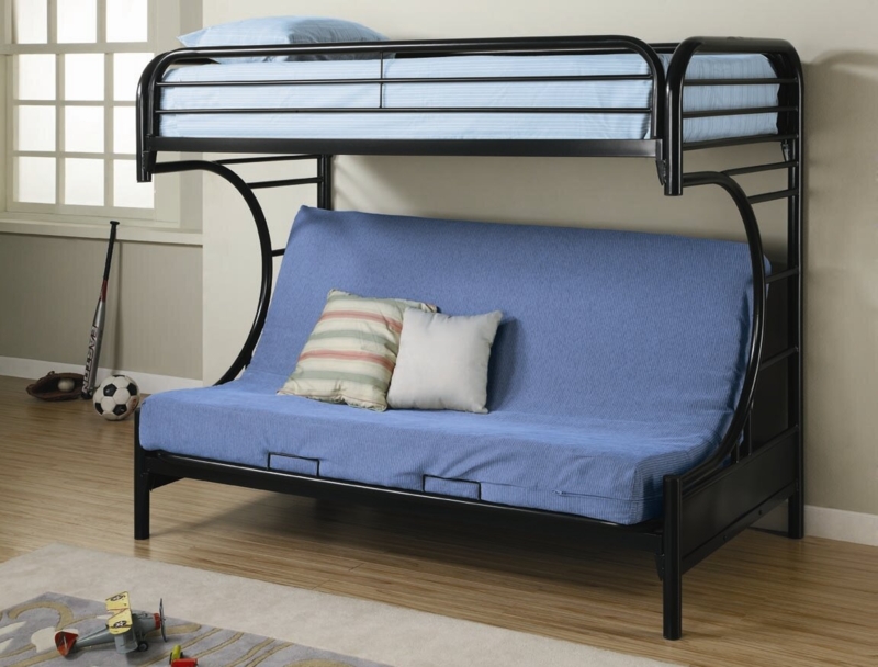 Aliasa Twin over Futon Bunk Bed