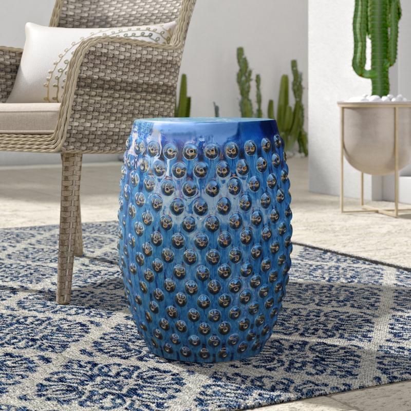 Allyssa Ceramic Accent Stool
