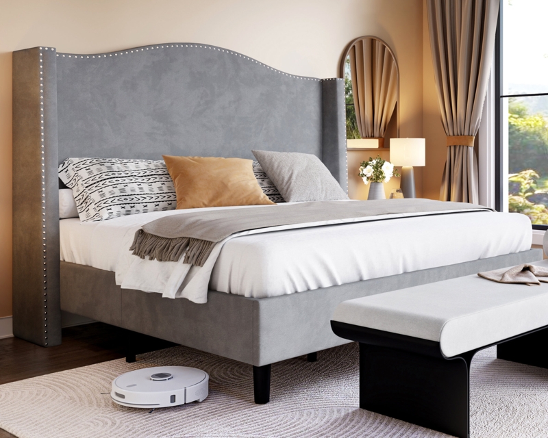 Ameera Upholstered Platform Bed