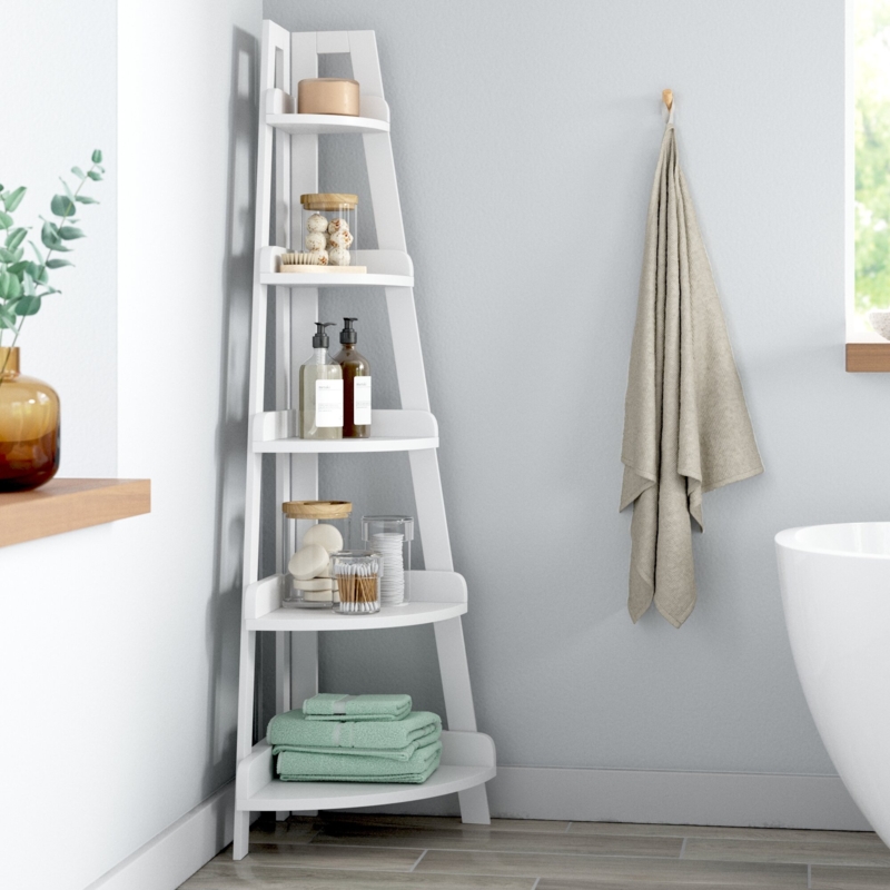 Amery 5-Tier Corner Ladder Shelf