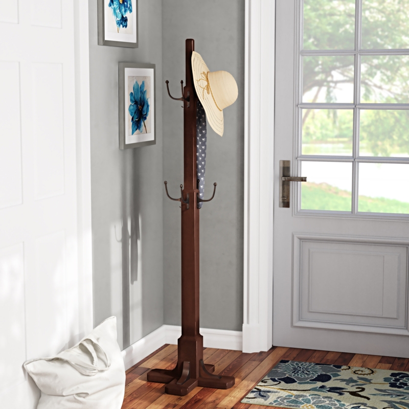 Anaja Solid Wood Coat Rack