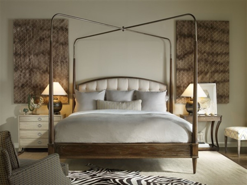 Anderkit Upholstered Four Poster Bed