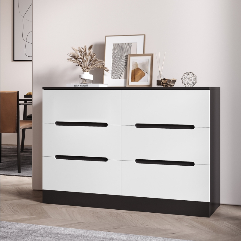 Andreis 6 Drawer 47.2" W Double Dresser