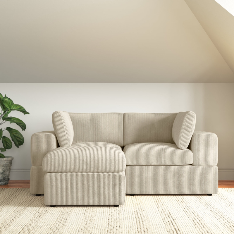 Andrielle 3 - Piece Corduroy Sectional