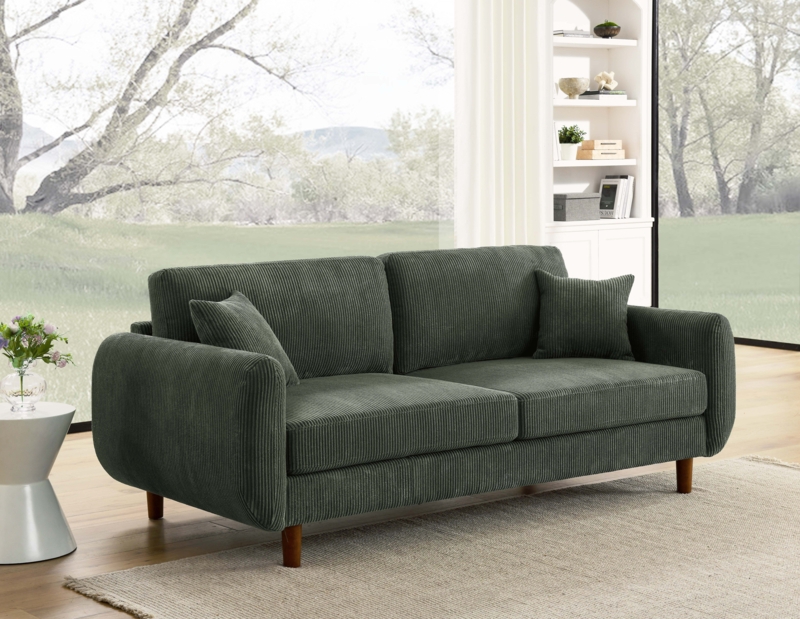 Annmari 84.5'' Corduroy Sofa