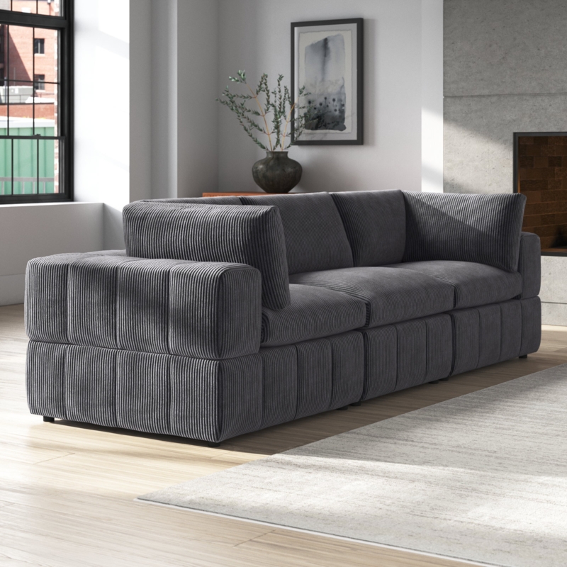 Antwand 108.5'' Corduroy Sofa