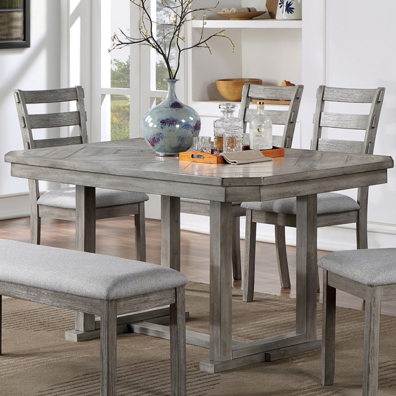 Araujo 60" Width Wood Rectangle Dining Table