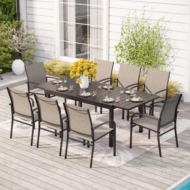 Argyri Rectangular 8 - Person 84" Long Dining Set