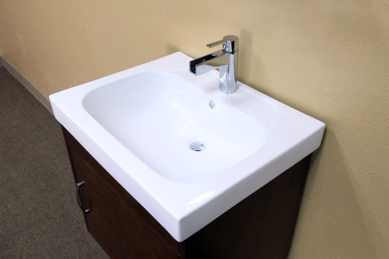 Arnot 24.4'' Single Bathroom Vanity with Ceramic Top