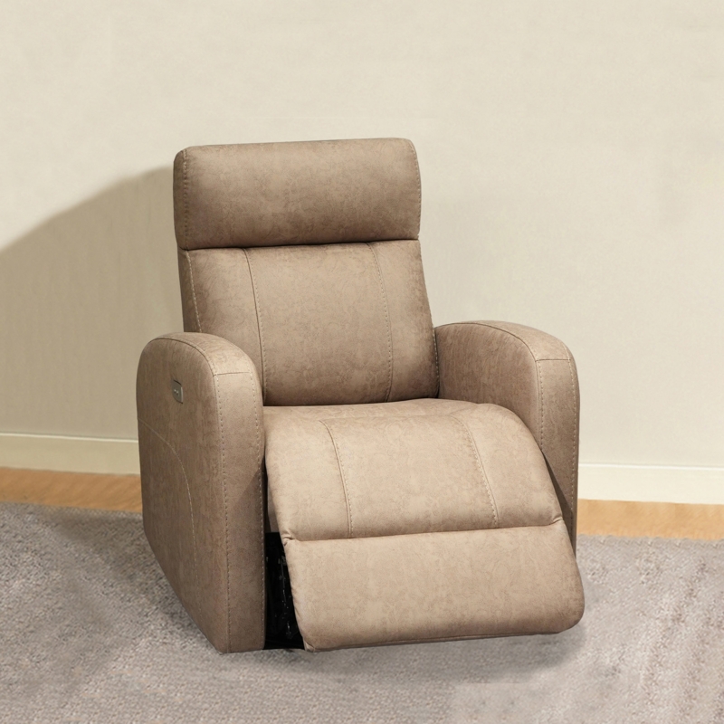 Arrianna-Fiona Upholstered Swivel Power Recliner