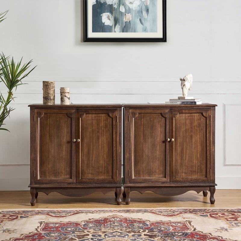 Arshawn Solid Wood Accent Cabinet