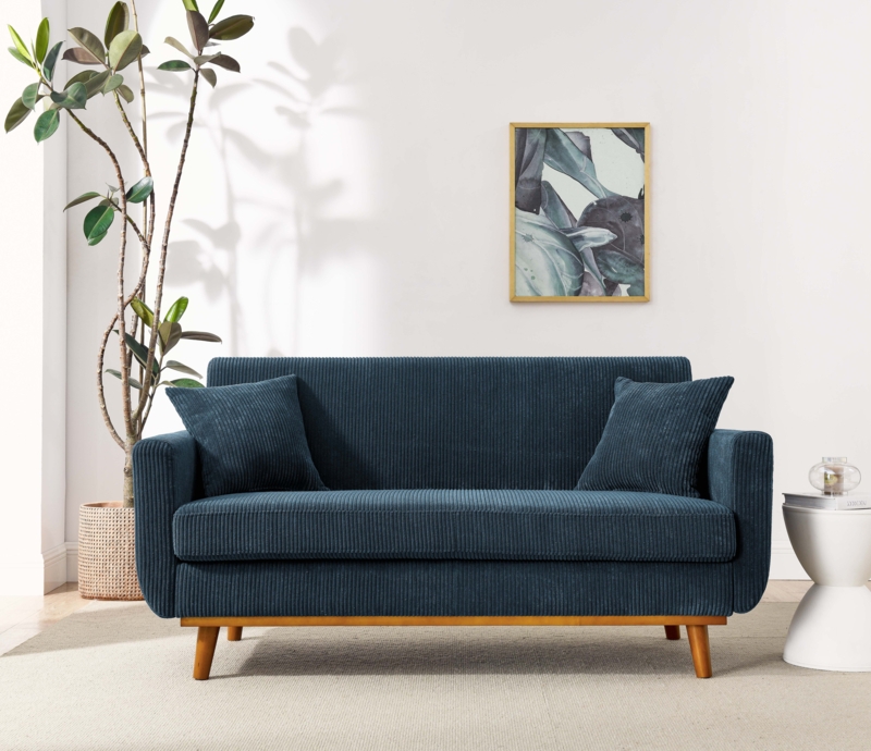 Artina 65'' Square Arm Loveseat