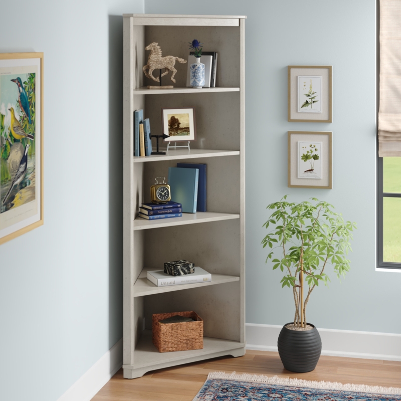 Arvi Corner Bookcase