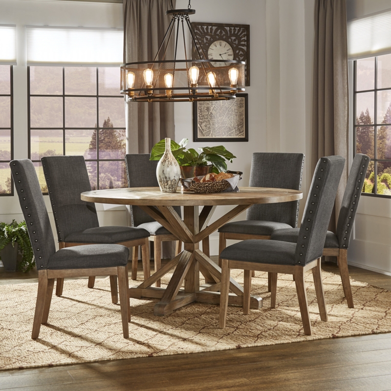 Ashbaugh 7 - Piece Pedestal Dining Set