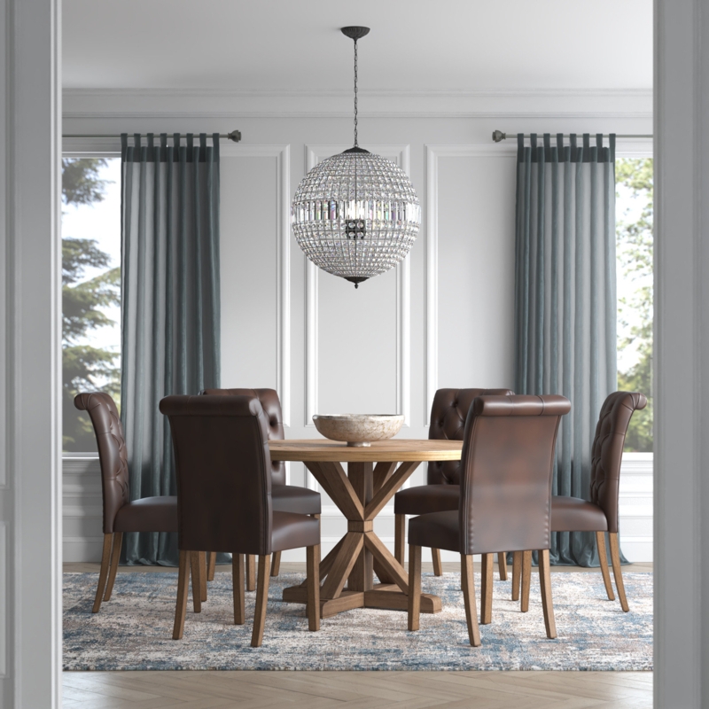 Ashbaugh 7 - Piece Pedestal Dining Set