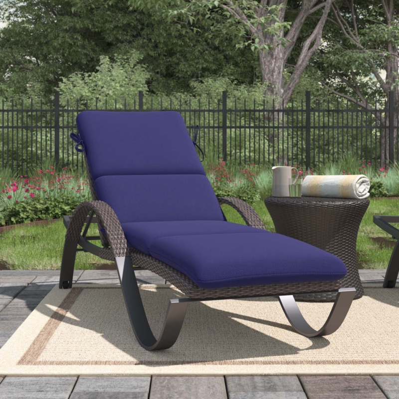 Ashok Sunbrella Outdoor 3.5'' Chaise Lounge Cushion