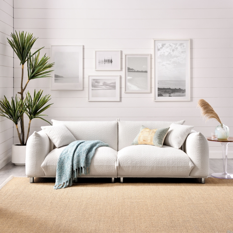 Atis 88.9'' Upholstered Sofa Chaise