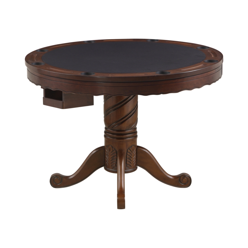 Atlantic Wildon Home 48'' 8 - Player Birch Foldable Poker Table and with Drawers Included