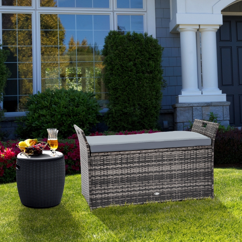 Atosha Wicker Outdoor Bench