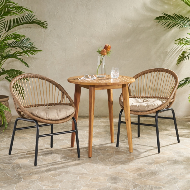 Audre 2 - Person Round Outdoor Dining Set