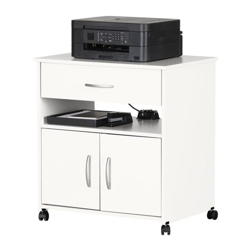 Axess 29.13'' H x 23'' W 1 Printer Stand with Wheels
