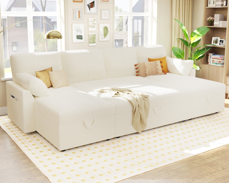 Baerl 110'' Upholstered Sleeper Sofa