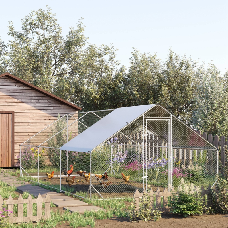 Balasingam 200 Square Feet Chicken Run For Up To 25 Chickens