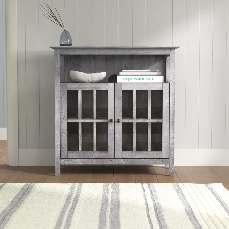 Bamard 40" TV Stand with Storage Cabinets