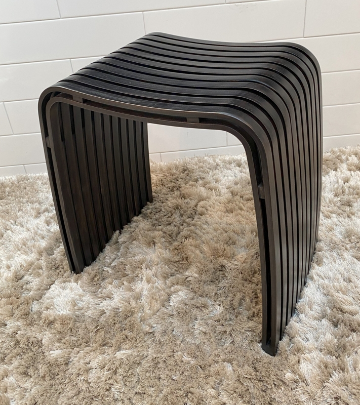 Bamboo Spa Stool 18" Tall