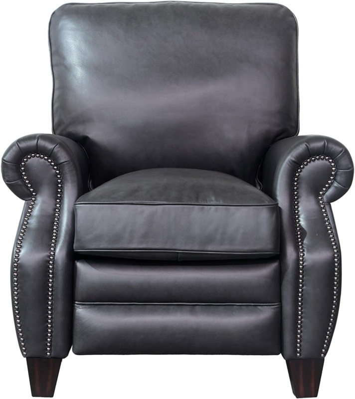 Barcalounger Briarwood Manual Recliner-Barone Navy Blue
